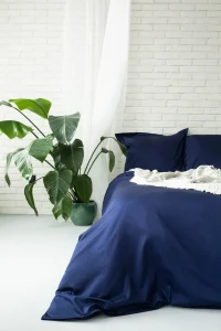 Estella Pościel Satynowa Premium SMOOTH 2910/635 Marine 155x200