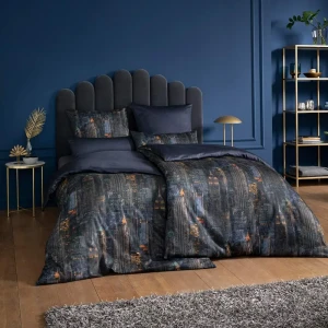 Estella Pościel Satynowa SKYLINE 7558/625 Nachtblau 155x200