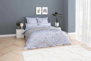 Estella Pościel Satynowa De Lux APOLONIA 2158/630 Bleu 155x200