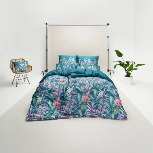 Estella Pościel Satynowa MAZE 4766 050 Petrol