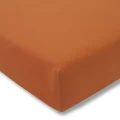 Estella Prześcieradło z Gumką Zwirn-Jersey Terracota