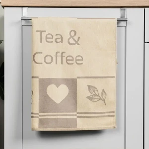 Darymex DRINKS HEART Ścierka kuchenna rozmiar 50X70cm kolor beżowy 001
