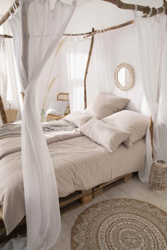 ESTELLA Pościel Lniana 200/220 2x70/80 2x40/40 2251/180 Alvaro