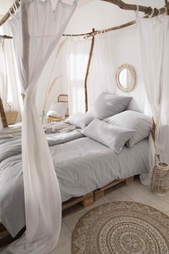 ESTELLA Pościel Lniana 200/220 2x70/80 2x40/40 2251/810 Alvaro