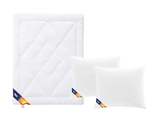 AMZ ANTYSTRESS Komplet Kołdra Całoroczna 200x220 + 2 Poduszki 70x80