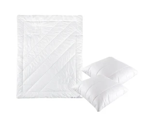 AMW OWCZA WEŁNA Komplet Kołdra Całoroczna 200x220 + 2 Poduszki 70x80