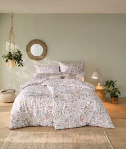 ESTELLA Pościel Satynowa 200/220 2x70/80 2x40/40 Satin 2175/985 Clara