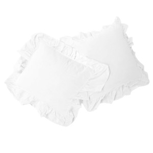 Darymex Poszewka bawełniana komplet OPTIC WHITE/2x40x40 STONEWASHED