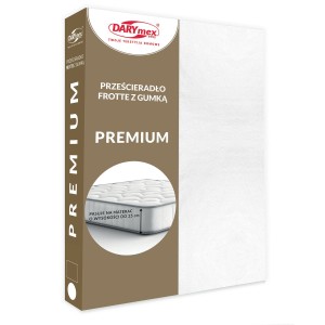 Darymex Prześcieradło frotte z gumką 001/170/180x200 PREMIUM