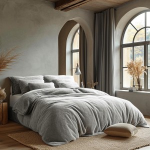 Darymex Pościel frotte popiel 34/160x200