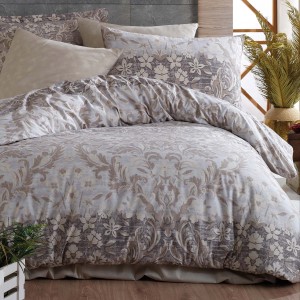 Darymex Pościel bawełniana FLORAL BROWN/160x200 COTTONLOVE EXCLUSIVE