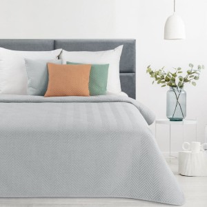 Eurofirany NARZUTA LEN 3 170 X 210 CM SREBRNY