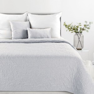 Eurofirany NARZUTA LEN 4 200 X 220 CM SREBRNY