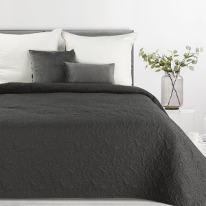 Eurofirany NARZUTA LEN 4 220 X 240 CM GRAFITOWY