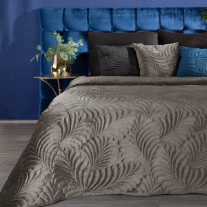 Eurofirany NARZUTA RIA4 220 X 240 CM CIEMNOBEŻOWY