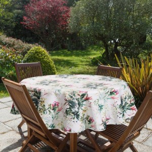 Eurofirany OBRUS GARDEN O 150 CM BIAŁY/31E