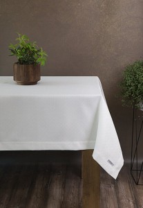 Eurofirany OBRUS ELLEN 140 X 220 CM BIAŁY
