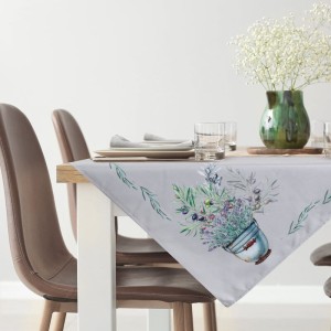 Eurofirany OBRUS SUMMER1 85 X 85 CM JASNOSZARY