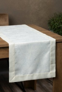 Eurofirany OBRUS LILIAN 40 X 200 CM KREMOWY