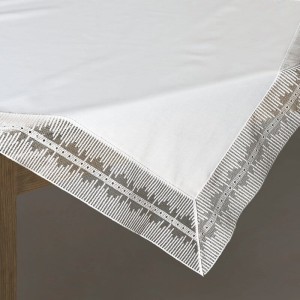 Eurofirany OBRUS DEKORACYJNY 80 X 80 CM BIAŁY