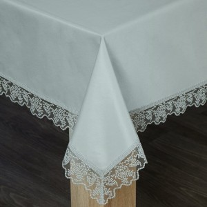 Eurofirany OBRUS DEKORACYJNY 150 X 220 CM SREBRNY