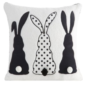 Eurofirany POSZEWKA WIOSNA 4 45 X 45 CM CZARNY