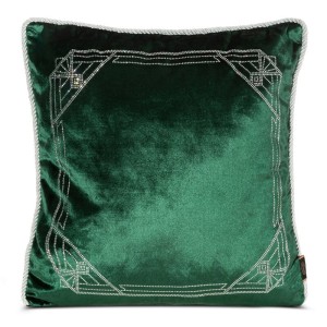 Eurofirany POSZEWKA ROYAL 9 45 X 45 CM CIEMNOZIELONY