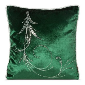 Eurofirany POSZEWKA ROYAL 10 45 X 45 CM CIEMNOZIELONY