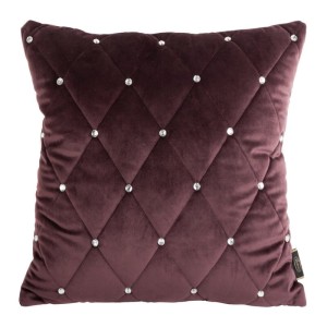 Eurofirany POSZEWKA VELVET 37 45 X 45 CM CIEMNOFIOLETOWY
