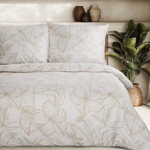 Eurofirany KOMPLET POŚCIELI SATYNOWEJ SPRING 50 220 X 200 CM BIAŁY