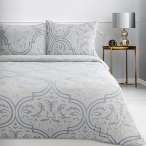 Eurofirany KOMPLET POŚCIELI FLANO 5 160 X 200 CM SREBRNY