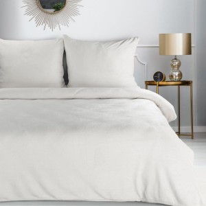 Eurofirany KOMPLET POŚCIELI FLANO 2 140 X 200 CM KREMOWY