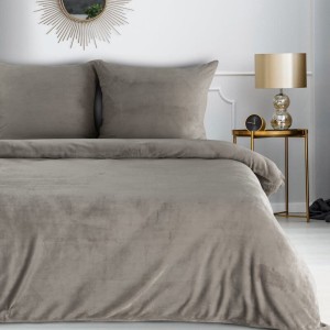 Eurofirany KOMPLET POŚCIELI FLANO 2 140 X 200 CM BEŻOWY