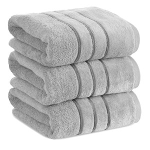 Eurofirany RĘCZNIK SIBEL (02) 70 X 140 CM SREBRNY