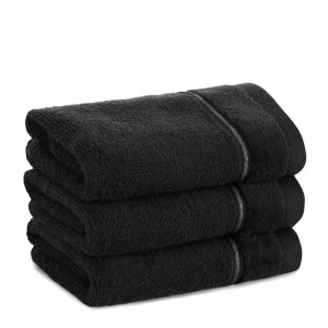 Eurofirany RĘCZNIK SIBEL (09) 30 X 50 CM CZARNY