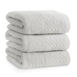 Eurofirany RĘCZNIK LOREN (02) 50 X 90 CM SREBRNY