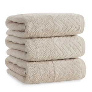 Eurofirany RĘCZNIK LOREN (03) 70 X 140 CM JASNOBEŻOWY
