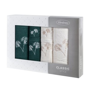 Eurofirany RĘCZNIK MOLI 53 X 37 X 11 CM CIEMNOZIELONY