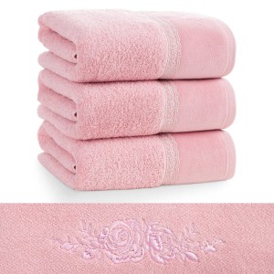 Eurofirany RĘCZNIK SISI (05) 30 X 50 CM RÓŻOWY