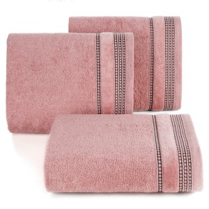 Eurofirany RĘCZNIK AMANDA (10) 50 X 90 CM PUDROWY RÓŻ