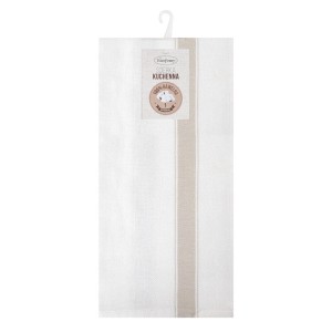 Eurofirany KOMPLET RĘCZNIKÓW KUCHENNYCH SOFIA 50 X 70 CM BEŻOWY