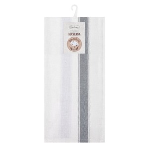 Eurofirany KOMPLET RĘCZNIKÓW KUCHENNYCH SOFIA 50 X 70 CM SREBRNY