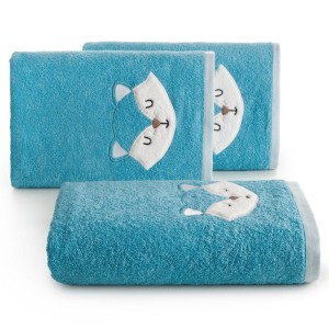 Eurofirany RĘCZNIK DZIECIĘCY BABY70 50 X 90 CM NIEBIESKI