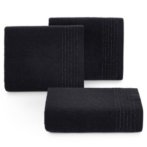 Eurofirany RĘCZNIK LARI (09) 50 X 90 CM CZARNY