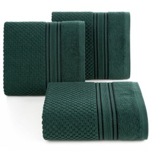Eurofirany RĘCZNIK DAVOS (11) 30 X 50 CM CIEMNOZIELONY