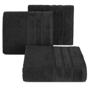 Eurofirany RĘCZNIK ADORE (13) 50 X 90 CM CZARNY