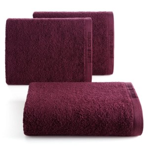 Eurofirany RĘCZNIK PIERRE CARDIN EVI 70 X 140 CM BURGUNDOWY