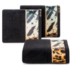 Eurofirany RĘCZNIK EVA 15 50 X 90 CM CZARNY