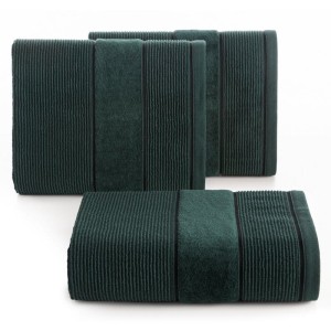 Eurofirany RĘCZNIK EMMA (10) 50 X 90 CM CIEMNOZIELONY