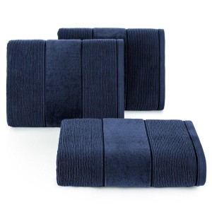 Eurofirany RĘCZNIK EMMA (11) 50 X 90 CM GRANATOWY